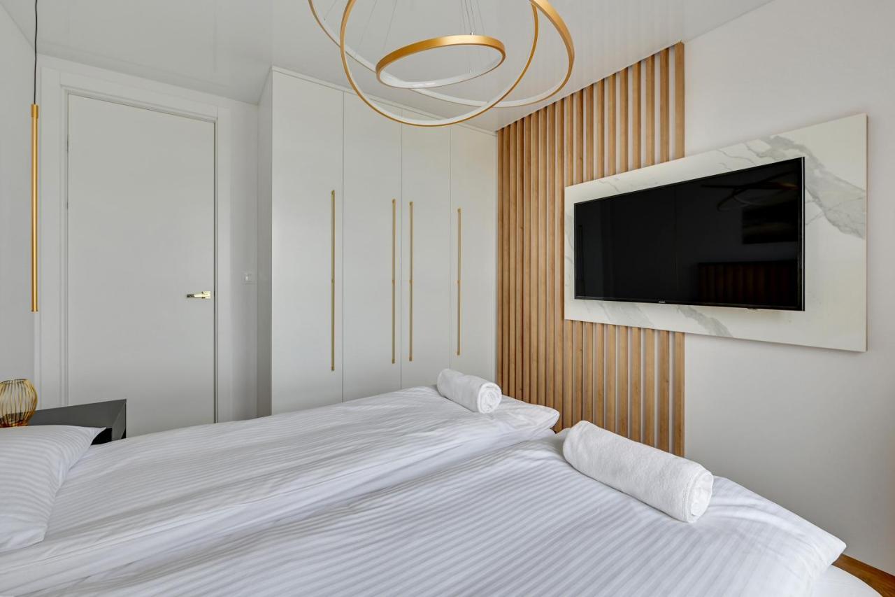 Luxury Voyager - Sea View Apartman Gdańsk Kültér fotó