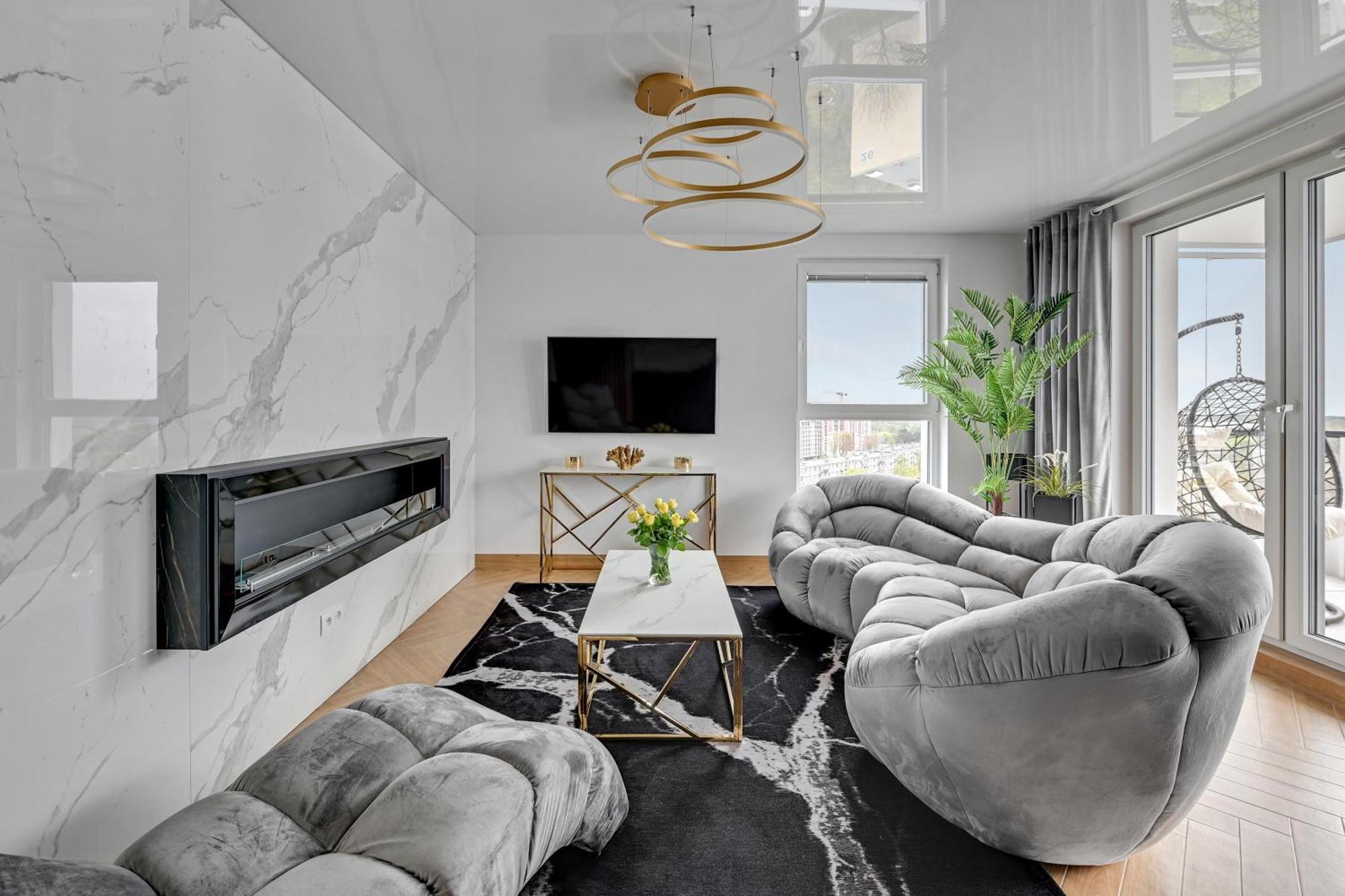 Luxury Voyager - Sea View Apartman Gdańsk Kültér fotó