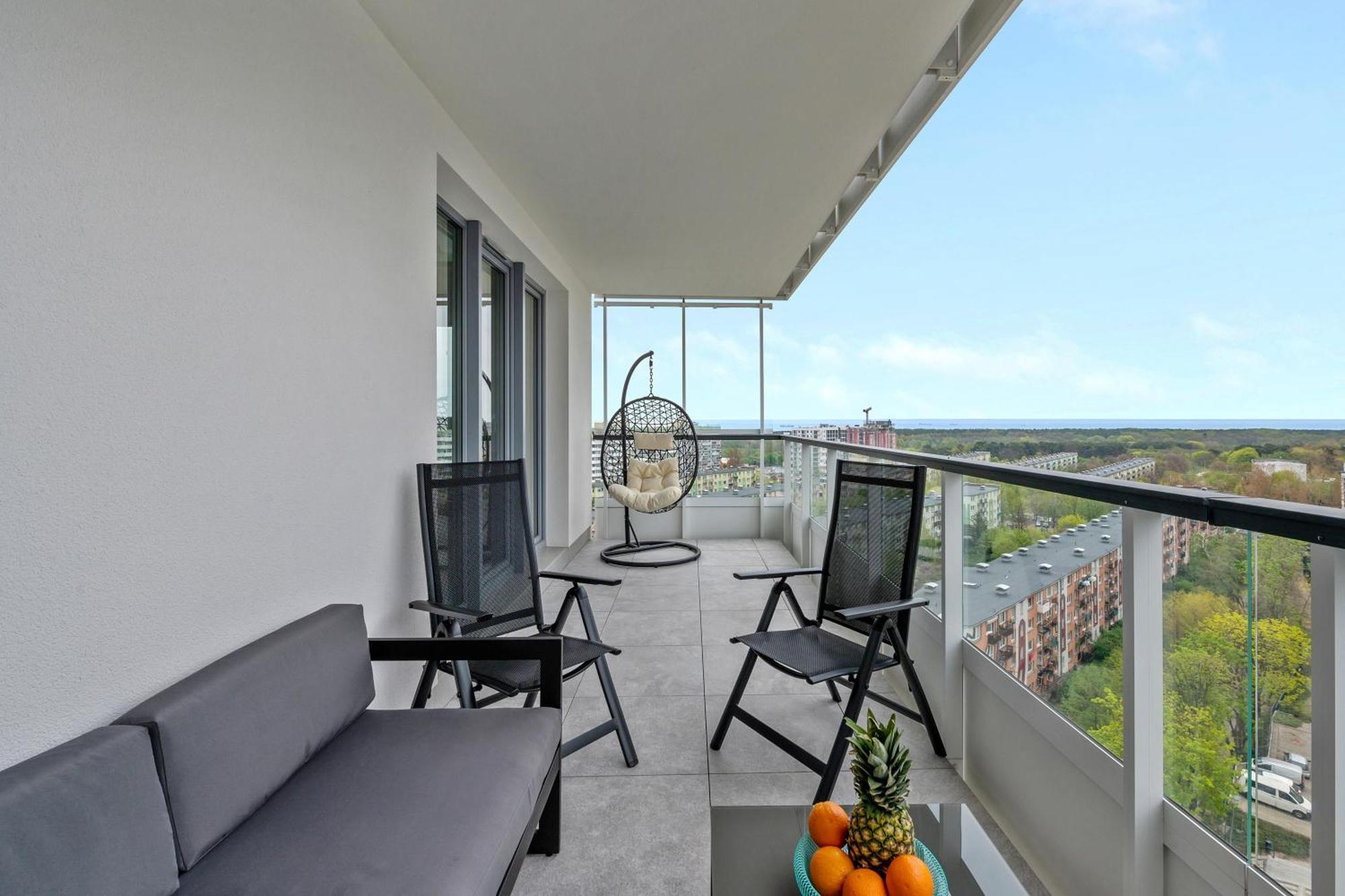 Luxury Voyager - Sea View Apartman Gdańsk Kültér fotó