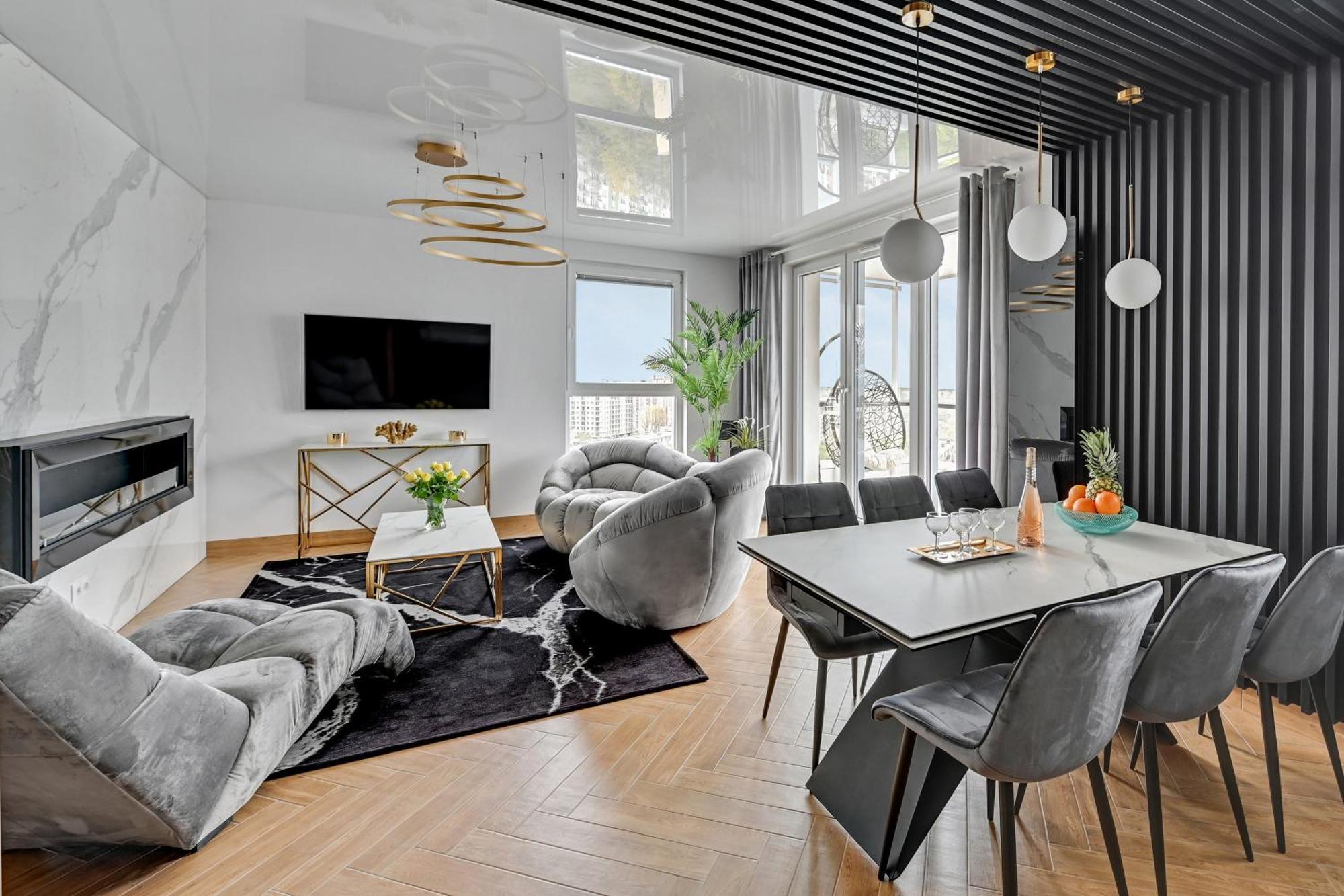Luxury Voyager - Sea View Apartman Gdańsk Kültér fotó
